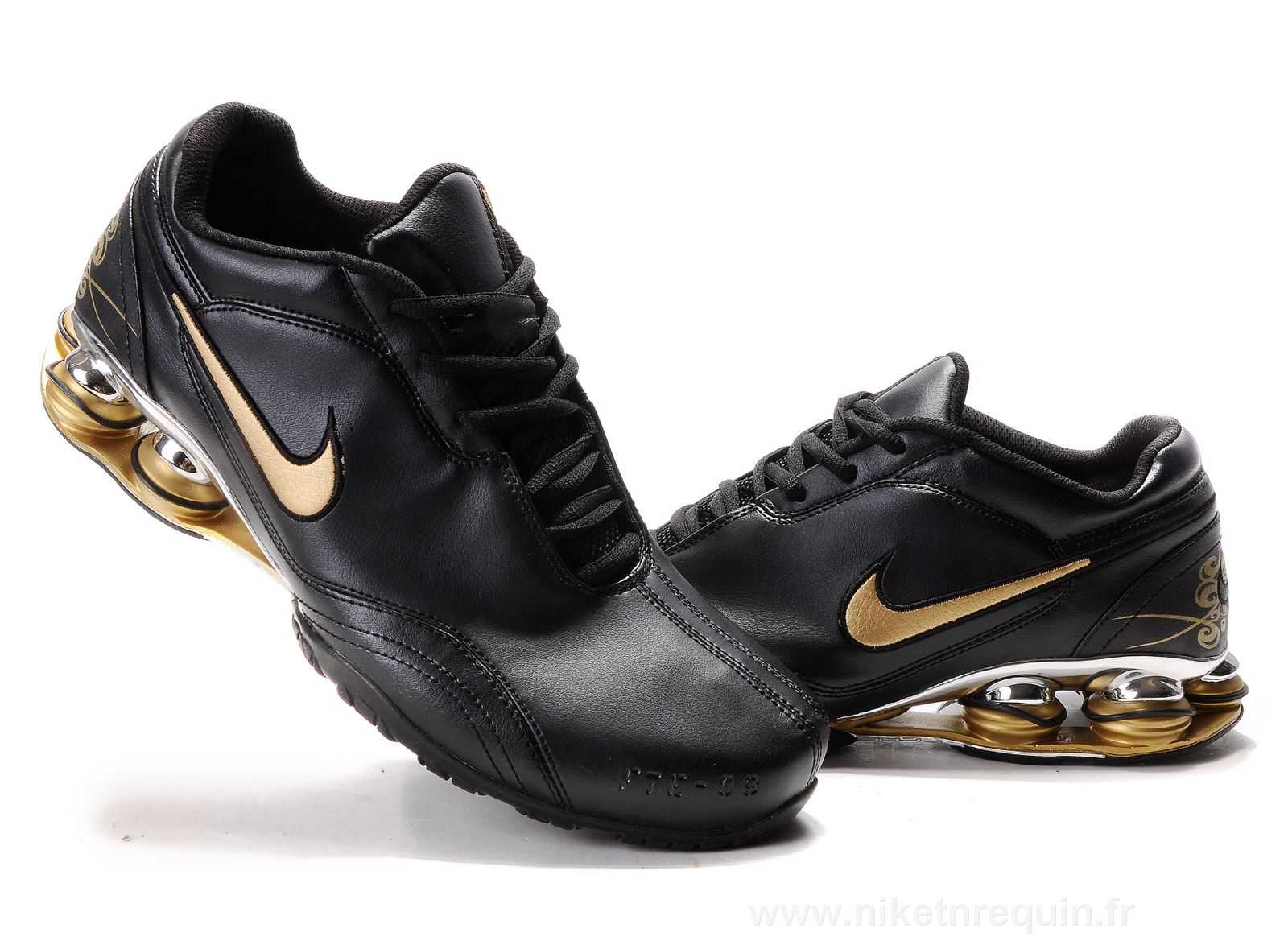 Noir et ou de Nike Shox R5 Chaussures Hommes (1).JPG
